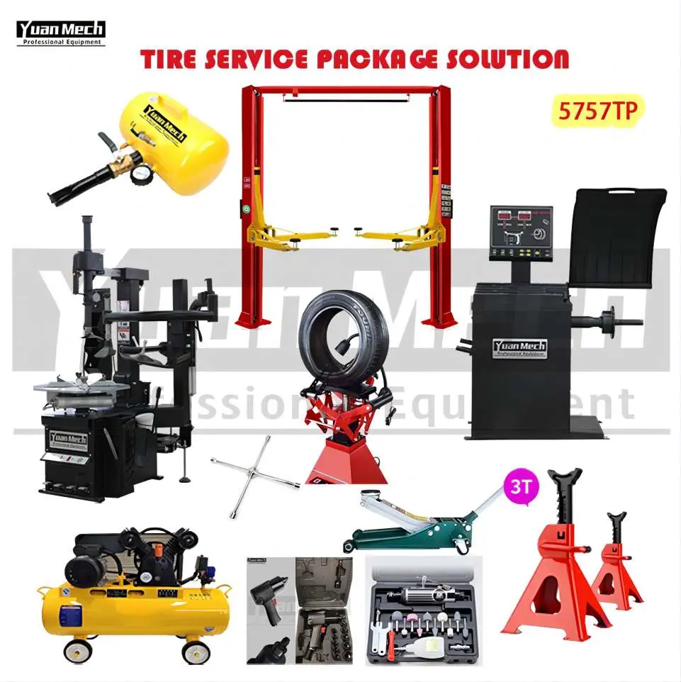 Factory Price Tire Changer and Wheel Balancer Combo Jack Garage Equipment and Tools for Sale