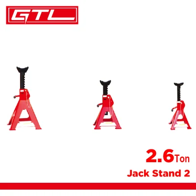 Stands 6ton 3PCS Soporte de gato con eje de trinquete Gato para carro Caravana Van Soporte para vehículo Elevación Ajuste de trinquete de liberación rápida (38120201)